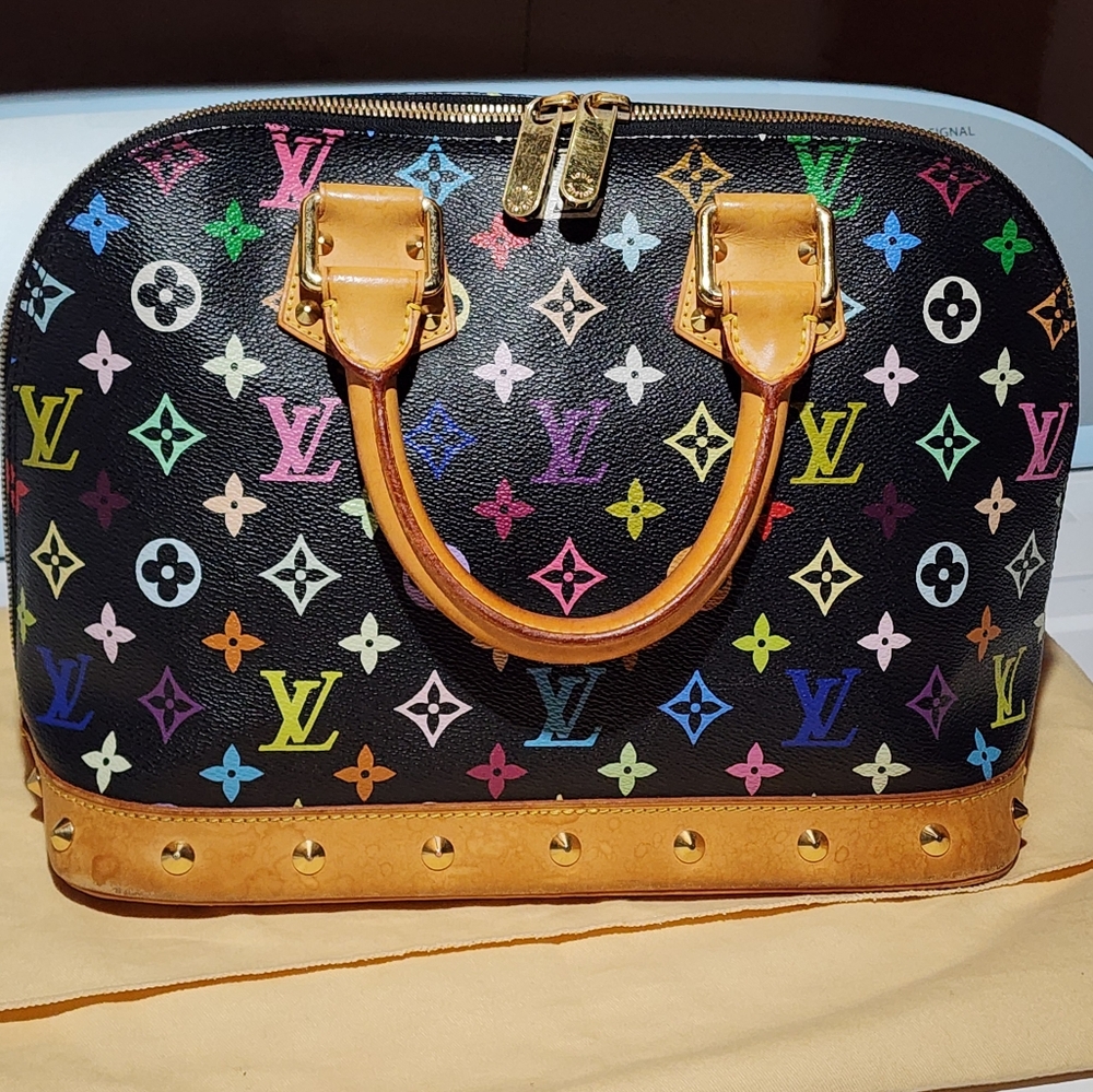 Black multicolor Alma
